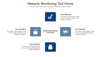 Network monitoring tool home ppt powerpoint presentation professional pictures cpb
