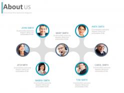 Network of professionals for about us powerpoint slides