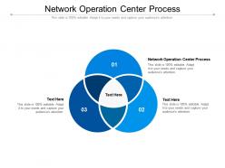 Network operation center process ppt powerpoint presentation professional clipart cpb