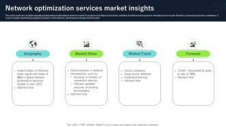 Network Optimization Services Market Insights