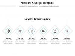 Network outage template ppt powerpoint presentation infographics tips cpb