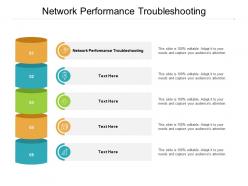 Network performance troubleshooting ppt powerpoint presentation infographic template maker cpb