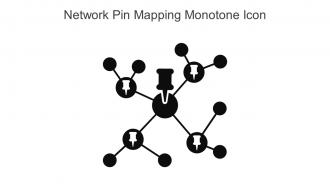 Network Pin Mapping Monotone Icon In Powerpoint Pptx Png And Editable Eps Format