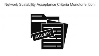 Network Scalability Acceptance Criteria Monotone Icon In Powerpoint Pptx Png And Editable Eps Format