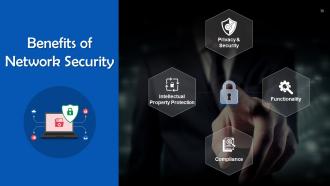 Network Security A Cybersecurity Component Training Ppt Adaptable Content Ready