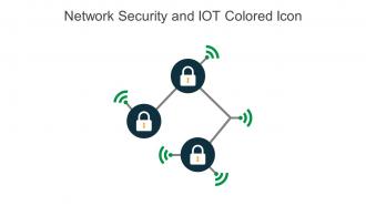 Network Security And IOT Colored Icon In Powerpoint Pptx Png And Editable Eps Format