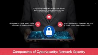 Network Security As A Component Of Cybersecurity Training Ppt