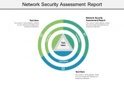 Network Security Assessment Report Ppt Powerpoint Presentation Slides Visuals Cpb