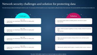 Network Security Challenges And Solution For Protecting Data