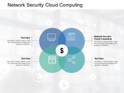 Network security cloud computing ppt powerpoint presentation styles gridlines cpb