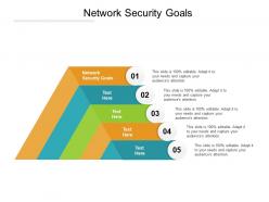 Network security goals ppt powerpoint presentation model backgrounds cpb
