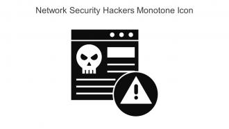Network Security Hackers Monotone Icon In Powerpoint Pptx Png And Editable Eps Format