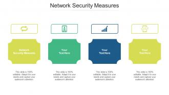 Network security measures ppt powerpoint presentation professional design templates cpb