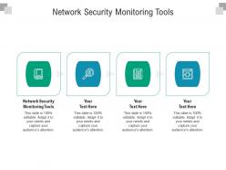 Network security monitoring tools ppt powerpoint presentation infographic template templates cpb