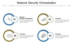 Network security orchestration ppt powerpoint presentation inspiration good cpb