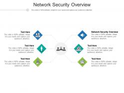 Network security overview ppt powerpoint presentation infographic template guidelines cpb