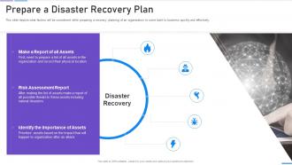 Network Security Prepare A Disaster Recovery Plan