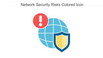 Network Security Risks Colored Icon In Powerpoint Pptx Png And Editable Eps Format