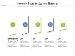 Network security system thinking ppt powerpoint presentation summary master slide cpb