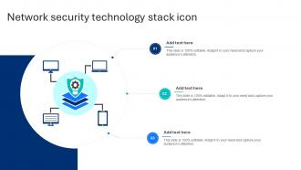 Network Security Technology Stack Icon