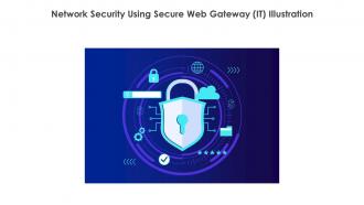 Network Security Using Secure Web Gateway IT Illustration