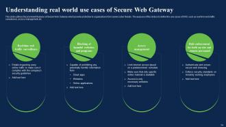 Network Security Using Secure Web Gateway Powerpoint Presentation Slides Professional Content Ready