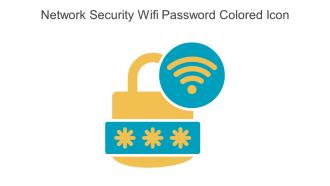 Network Security Wifi Password Colored Icon In Powerpoint Pptx Png And Editable Eps Format