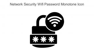 Network Security Wifi Password Monotone Icon In Powerpoint Pptx Png And Editable Eps Format