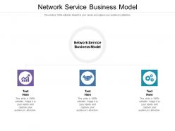 Network service business model ppt powerpoint presentation show graphics cpb