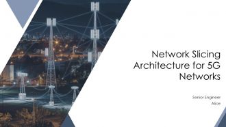 Network Slicing Architecture For 5G Networks PPT Mockup AT