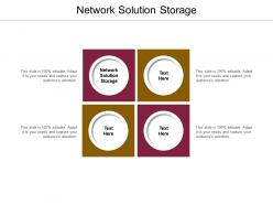 Network solution storage ppt powerpoint presentation pictures slide cpb