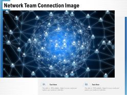 Network team connection image
