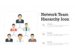 Network team hierarchy icon