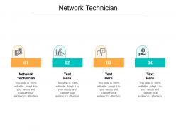 Network technician ppt powerpoint presentation model shapes cpb