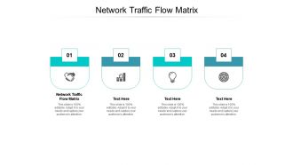 Network traffic flow matrix ppt powerpoint presentation inspiration slides cpb