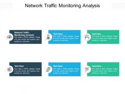 Network traffic monitoring analysis ppt powerpoint presentation icon graphics pictures cpb