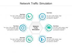Network traffic simulation ppt powerpoint presentation pictures design ideas cpb