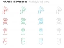 Network wifi communication internet ppt icons graphics