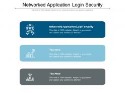 Networked application login security ppt powerpoint presentation show template cpb