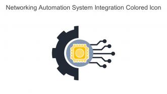 Networking Automation System Integration Colored Icon In Powerpoint Pptx Png And Editable Eps Format