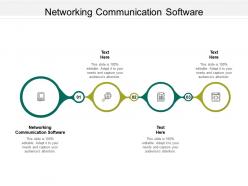 Networking communication software ppt powerpoint presentation summary design templates cpb