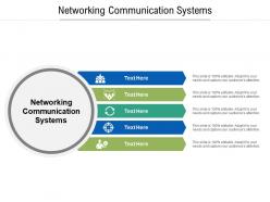 Networking communication systems ppt powerpoint presentation gallery graphics tutorials cpb