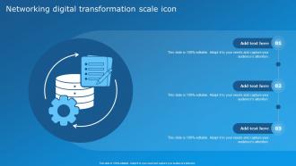 Networking Digital Transformation Scale Icon