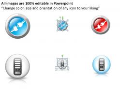 Networking icons style 1 powerpoint presentation slides