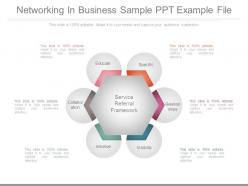 Networking in business sample ppt example file
