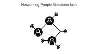 Networking People Monotone Icon In Powerpoint Pptx Png And Editable Eps Format