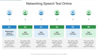 Networking Speech Text Online In Powerpoint And Google Slides Cpb