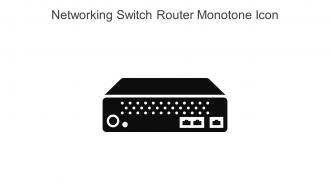 Networking Switch Router Monotone Icon In Powerpoint Pptx Png And Editable Eps Format