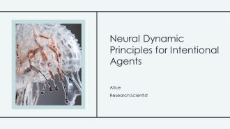 Neural Dynamic Principles For Intentional Agents PPT Sample AT