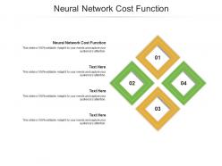 Neural network cost function ppt powerpoint presentation slides icons cpb